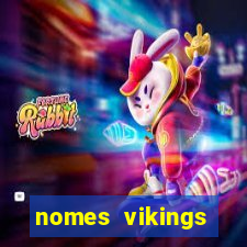 nomes vikings masculinos e significados