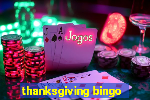 thanksgiving bingo