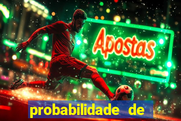 probabilidade de gol em um jogo