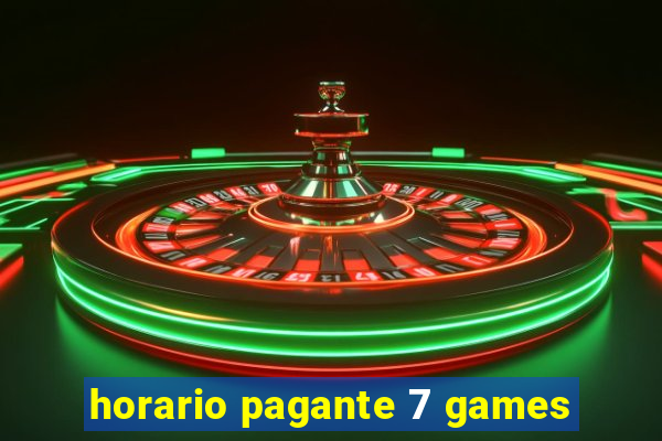 horario pagante 7 games