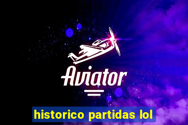 historico partidas lol