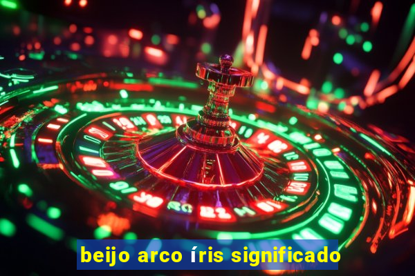 beijo arco íris significado