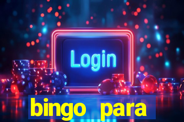 bingo para despedida de solteira para imprimir